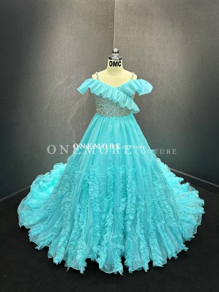 BU- Size 8 Teal Gown