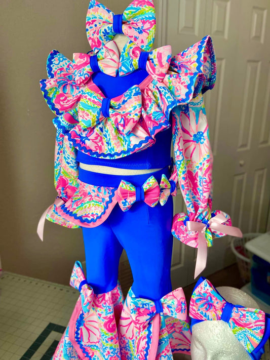 AM- Blue Lilly Casual 12/2 slim 3