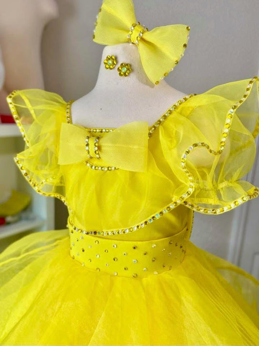 MA- Yellow Dollhouse Gown 2/4