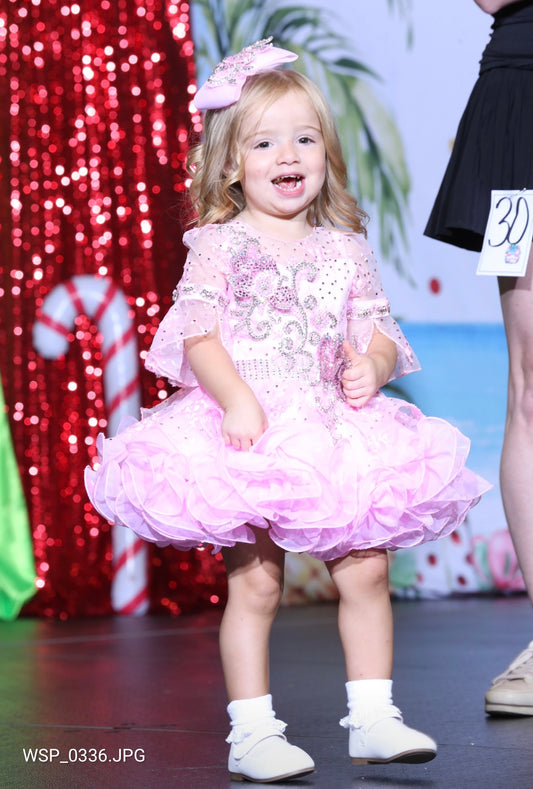 TT- 12/2-18/3 Pink Toni O Glitz Dress