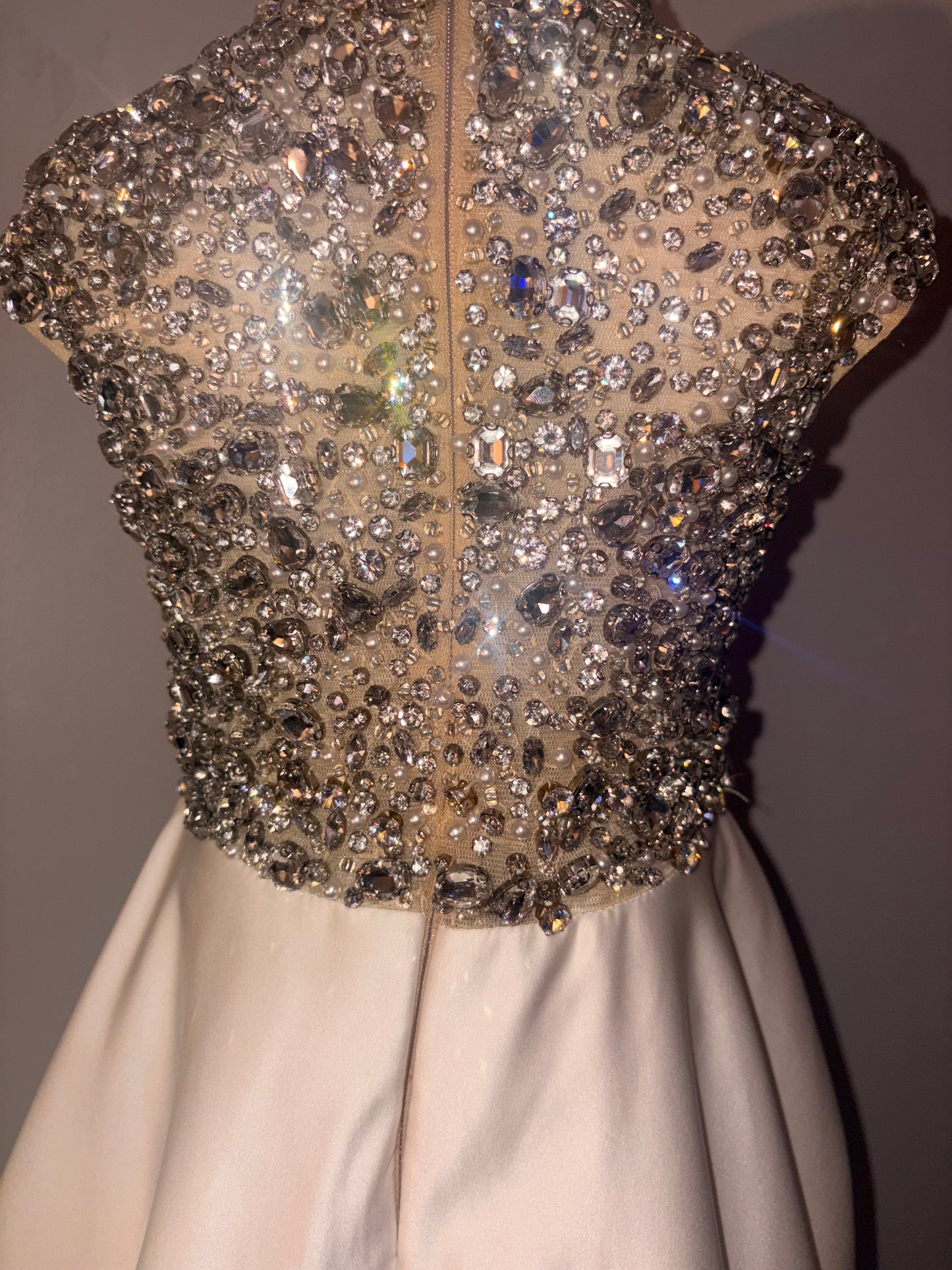 MA- Ashely Lauren white long gown size 2