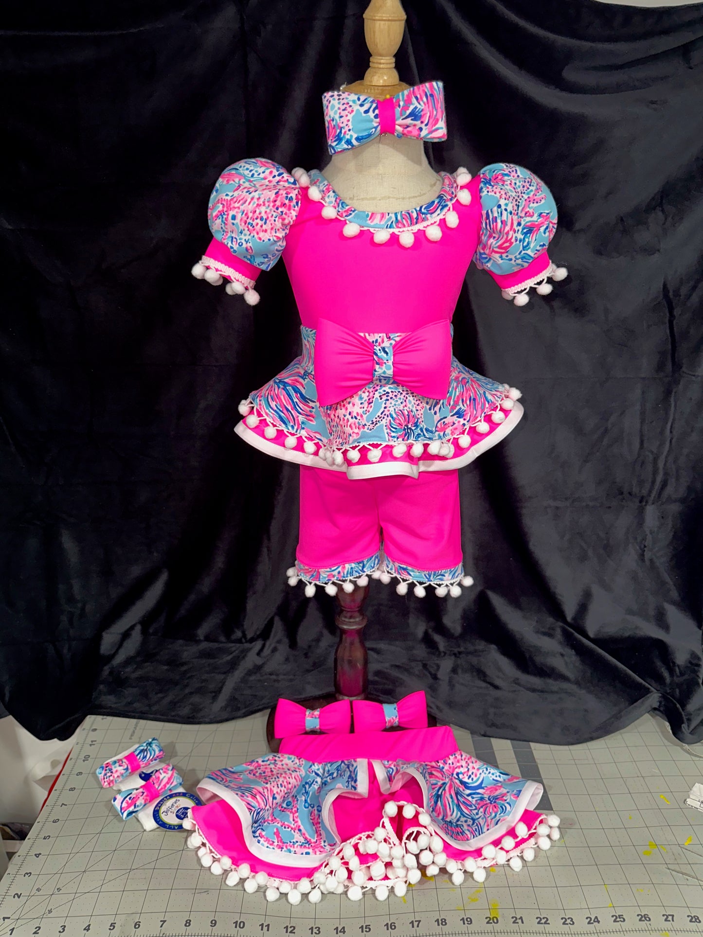 AM- 18/3 Hannah Hack Pink Lily Causal/ swim combo OOC