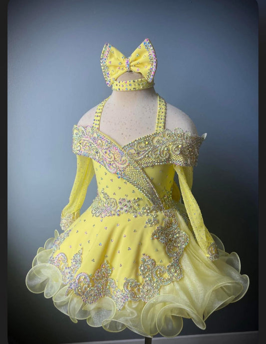 TT- 18/3 Yellow Boo Bear Glitz