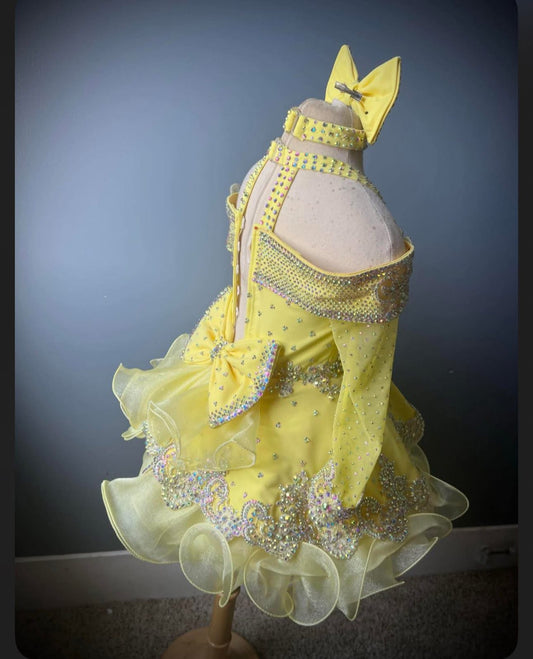 TT- 18/3 Yellow Boo Bear Glitz