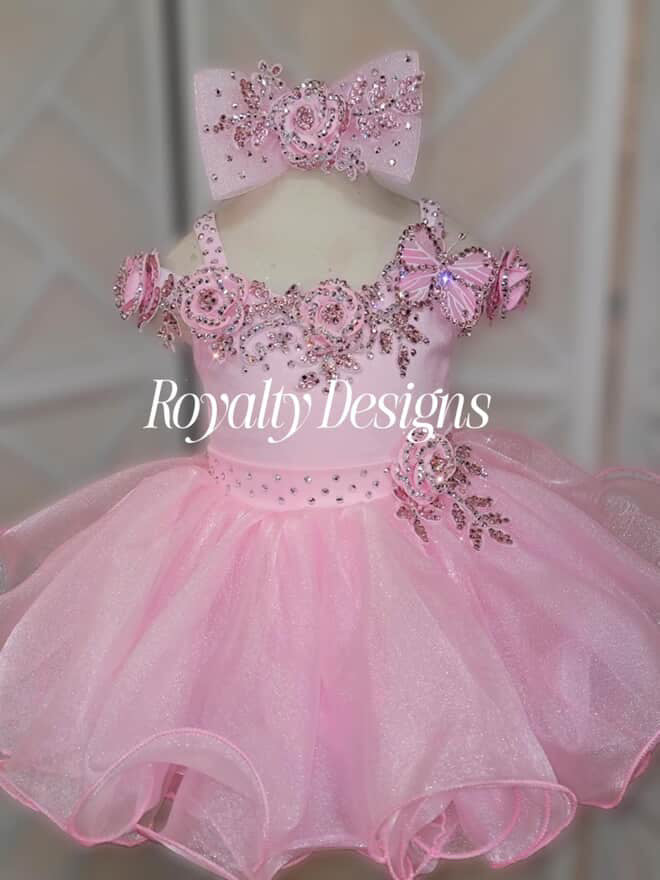 JB- “Ballie” 12/2 Royalty Designs Semi Glitz Dress