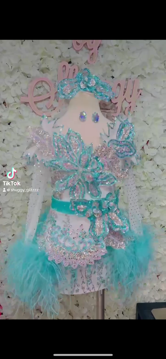 JB- Irelee Glitz Dress (2/4T)