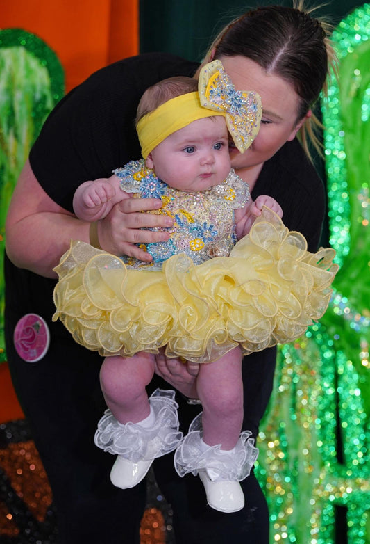 TT- 0/9 month Yellow & Blue Baby Gemics