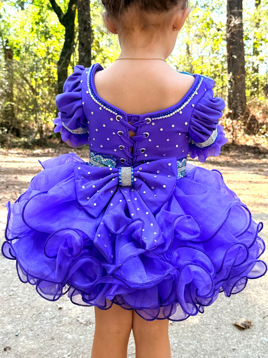BU- 18/3 Purple Queen B Dress