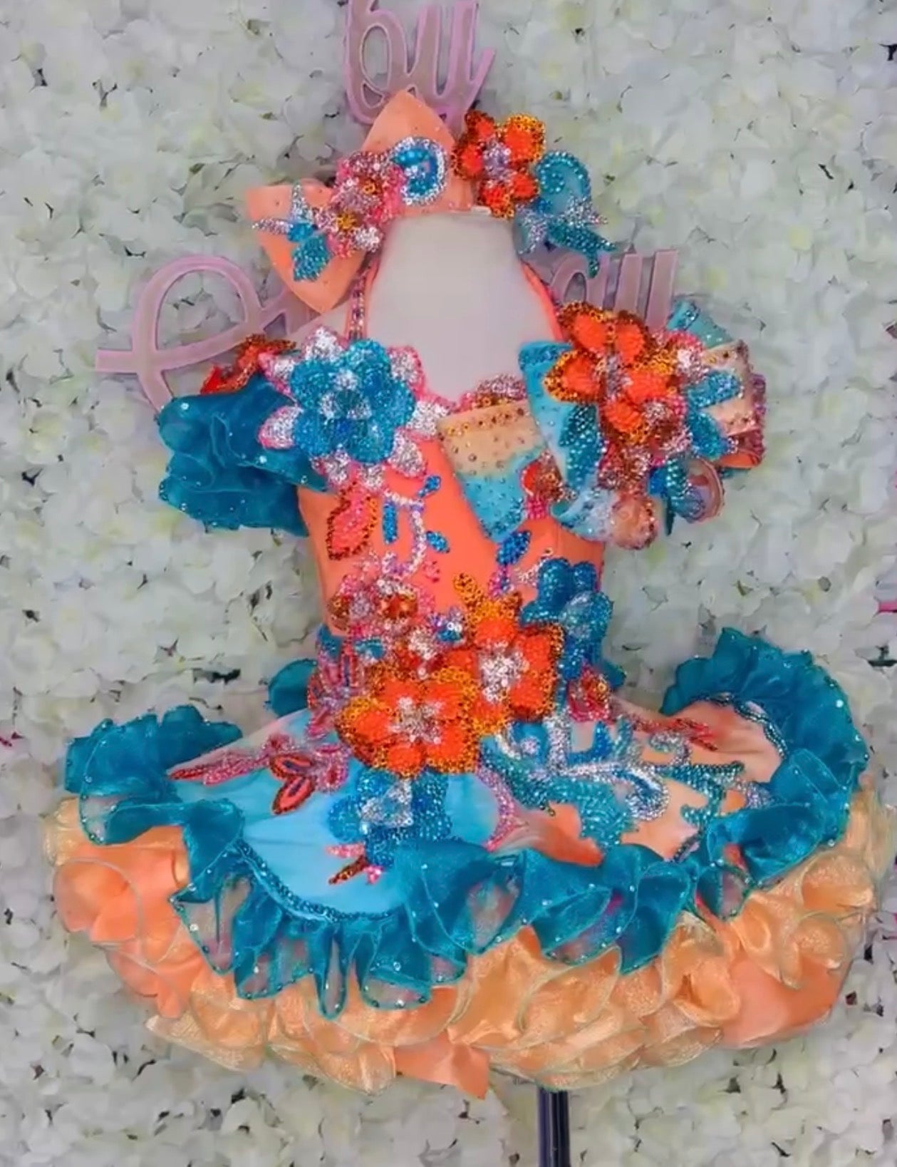 TT- Orange and Teal Shuggy 18/3 2/4