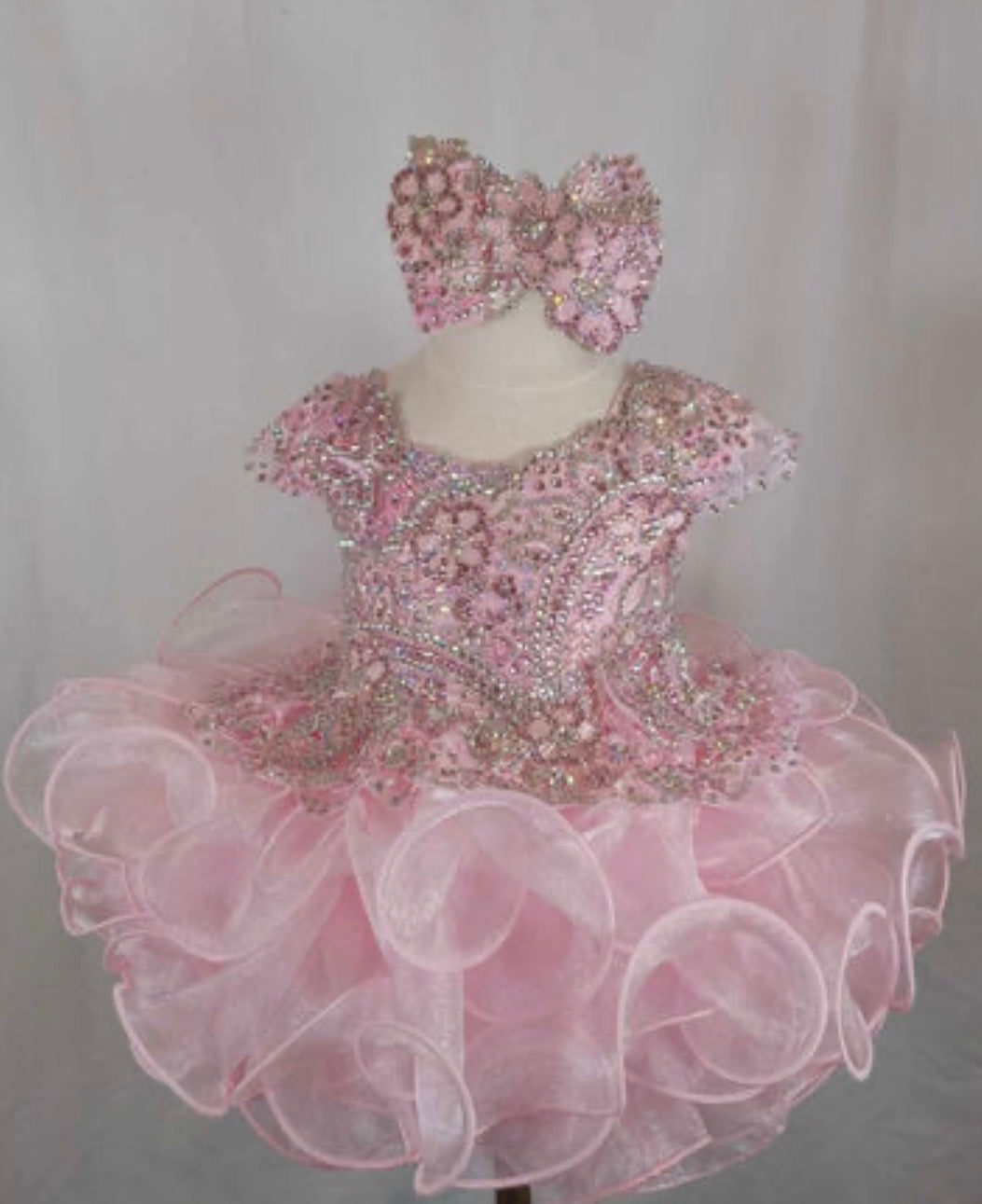 JB- “Angel” Glitz Dress (6/12M)