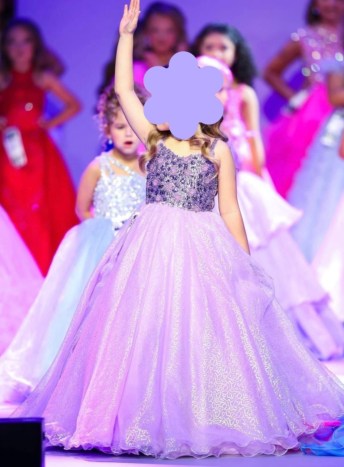 TT- Size 4 OMC Lavender Gown Dress