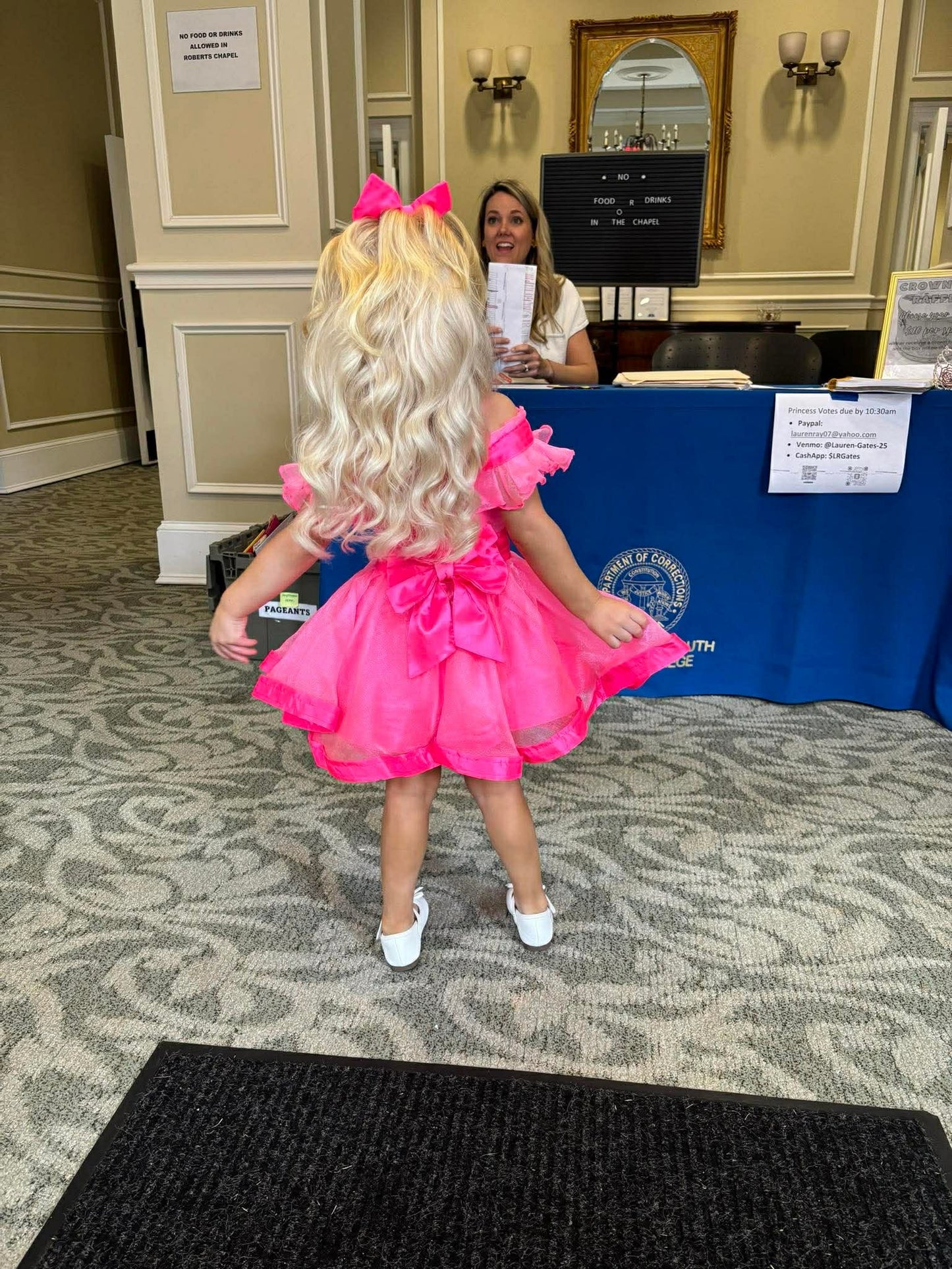 AM- Racheal Martinez Natural Hot Pink Dress 12/2-18/3
