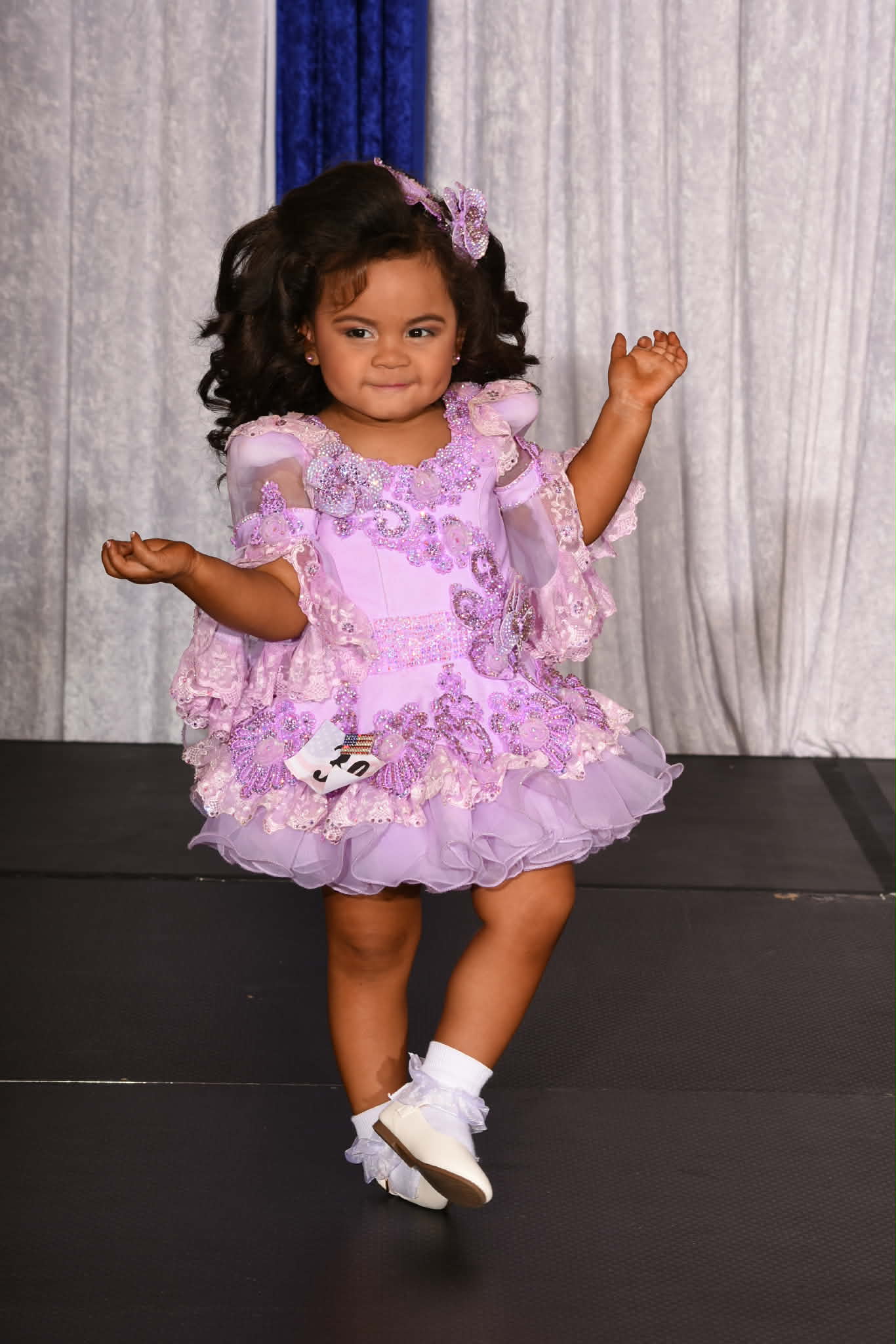 AM- Ruby Belle Purple Glitz Dress 18/3