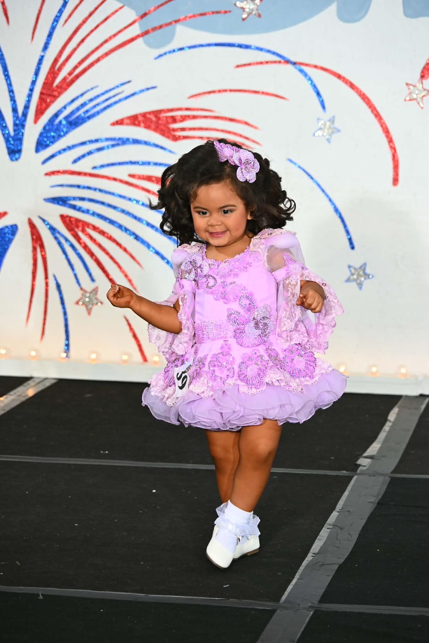 AM- Ruby Belle Purple Glitz Dress 18/3