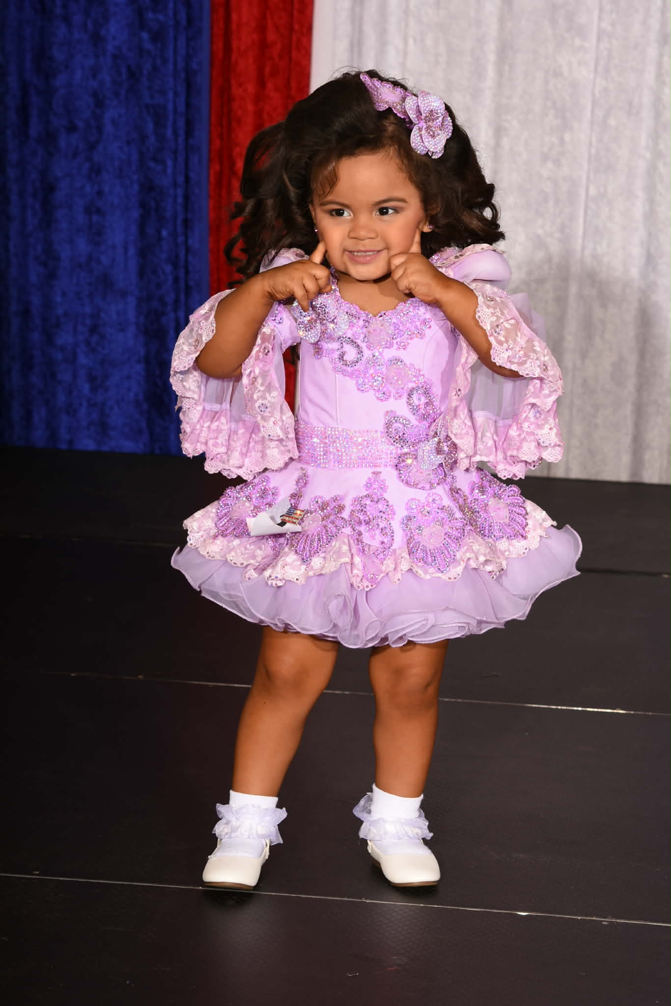 AM- Ruby Belle Purple Glitz Dress 18/3