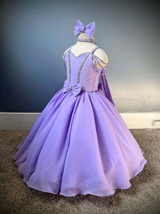 TT- 2 Lilac Boo Bear Long Dress