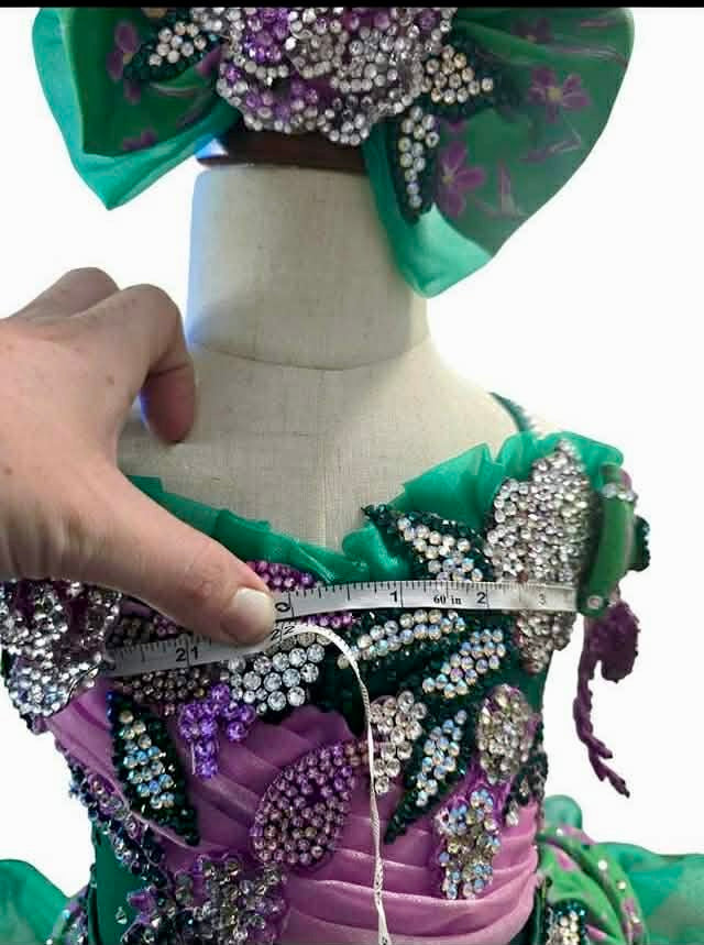 HH- 12/2 Emerald Shuggy Glitz Dress