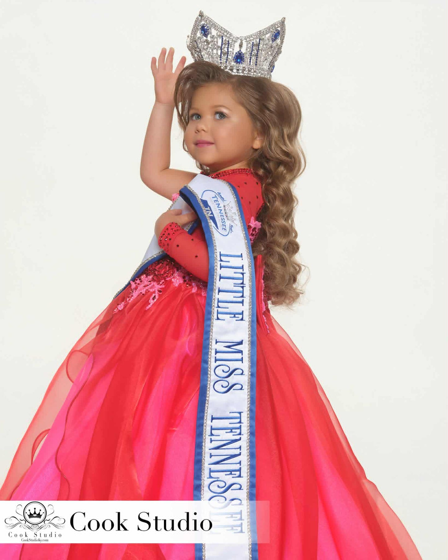 Tt- 5/6 Red Glitzy Belle Long Dress