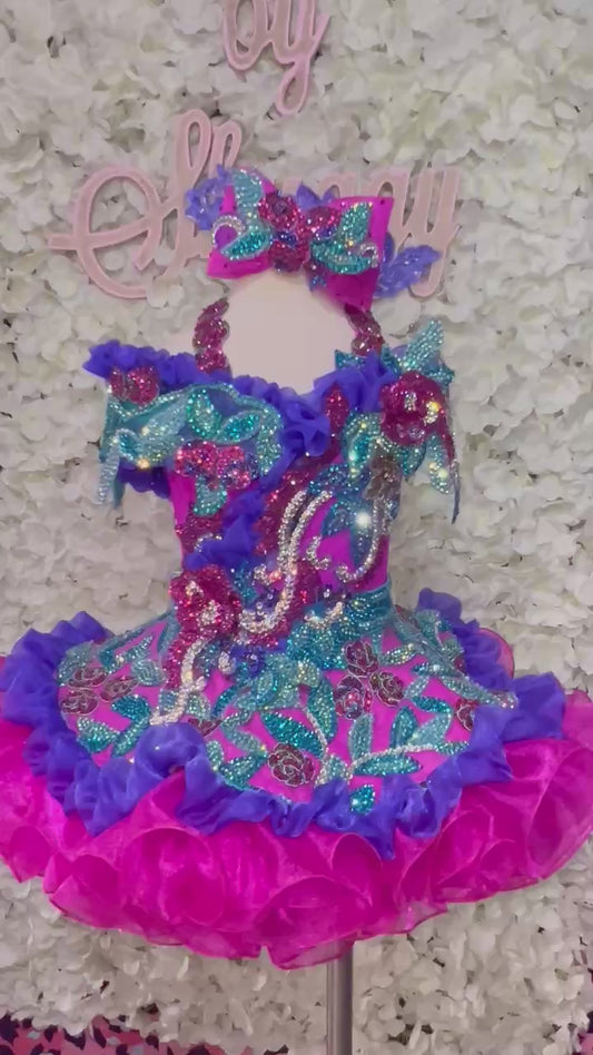 TT- 2/4 Magenta Blue Shuggy