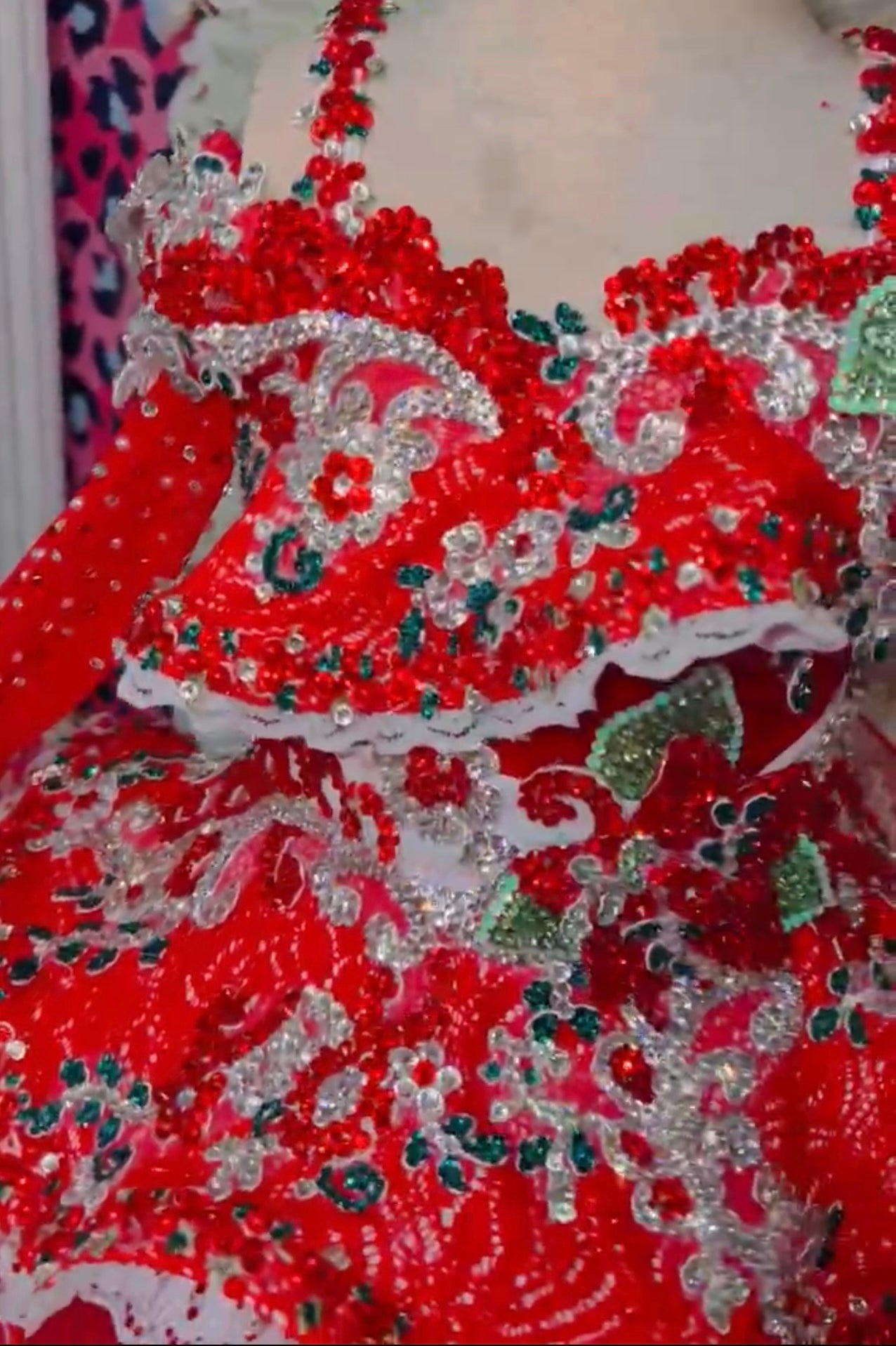 RM- 12/2 Christmas-Inspired  Glitz Dress