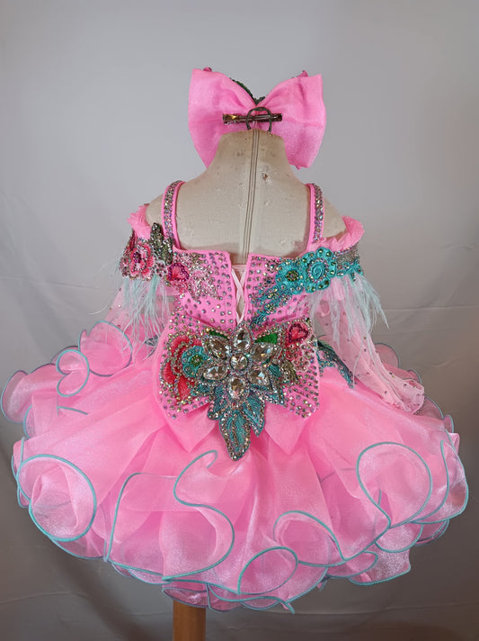 RM- 12/18- 12/2  Gemics Dress- Tenne Flamingo