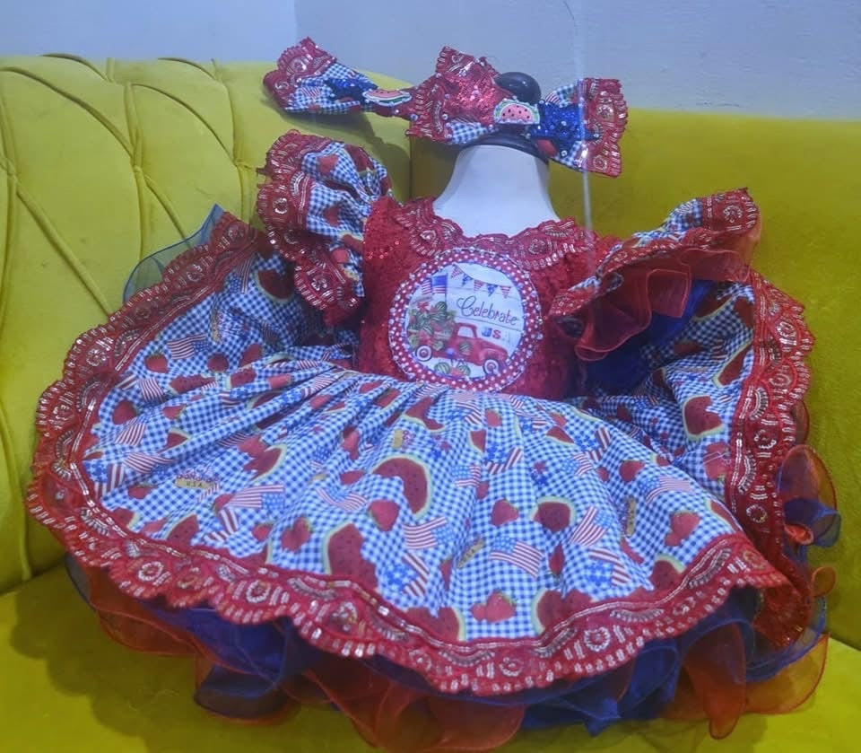 RM- 12/18 months Watermelon/Patriotic/RWB OOC