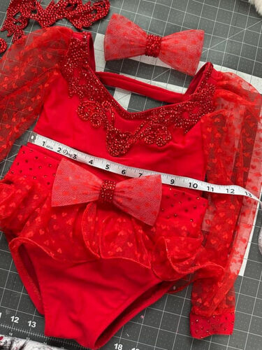 AM- 18/3 Red Glitz Swim