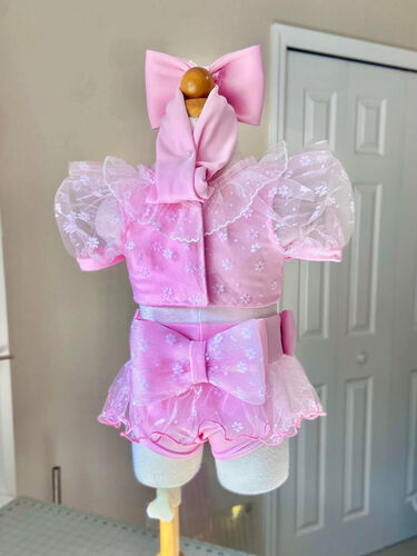AM- 9/18 Bubblegum Blossom Swim