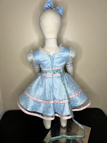 AM- 18/3 Blue and pink natural Toni O Dress