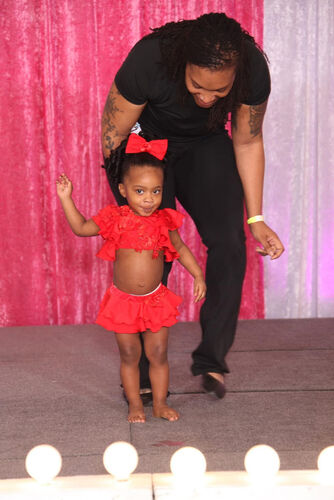 AM- 12/2 Red Natural Boo Bear Swim