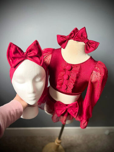 AN- 2/3 Red Boobear Casual/swim