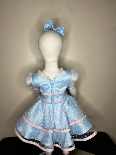 AM- 18/3 Blue and pink natural Toni O Dress