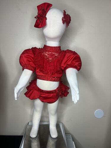AM- 18/3-2/4 Red Cinderella Glitz swim
