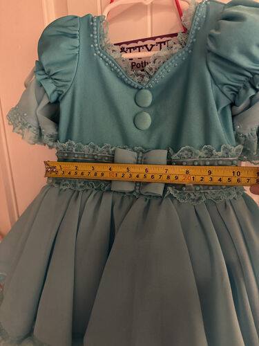 RM-18/3 Dollhouse Designs Blue Natural Dress