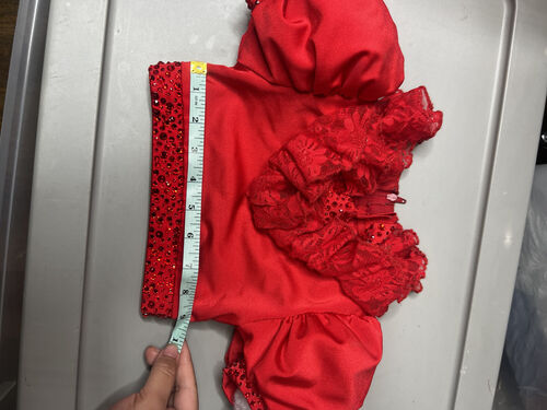 AM- 18/3-2/4 Red Cinderella Glitz swim
