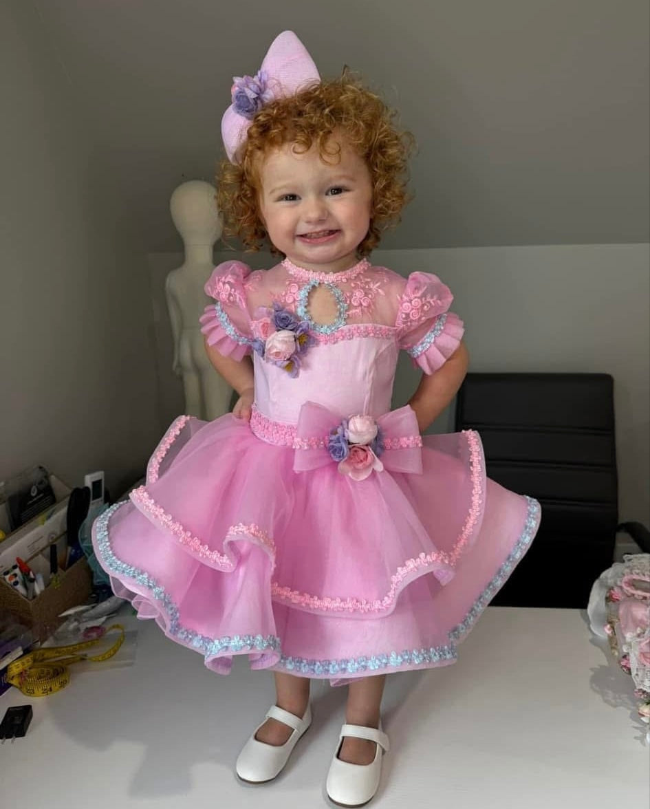 RM- 12/2 Pink Natural Ruby Belle dress Mallie's Closet RM- 12/2 Pink Natural Ruby Belle dress Mallie's Closet