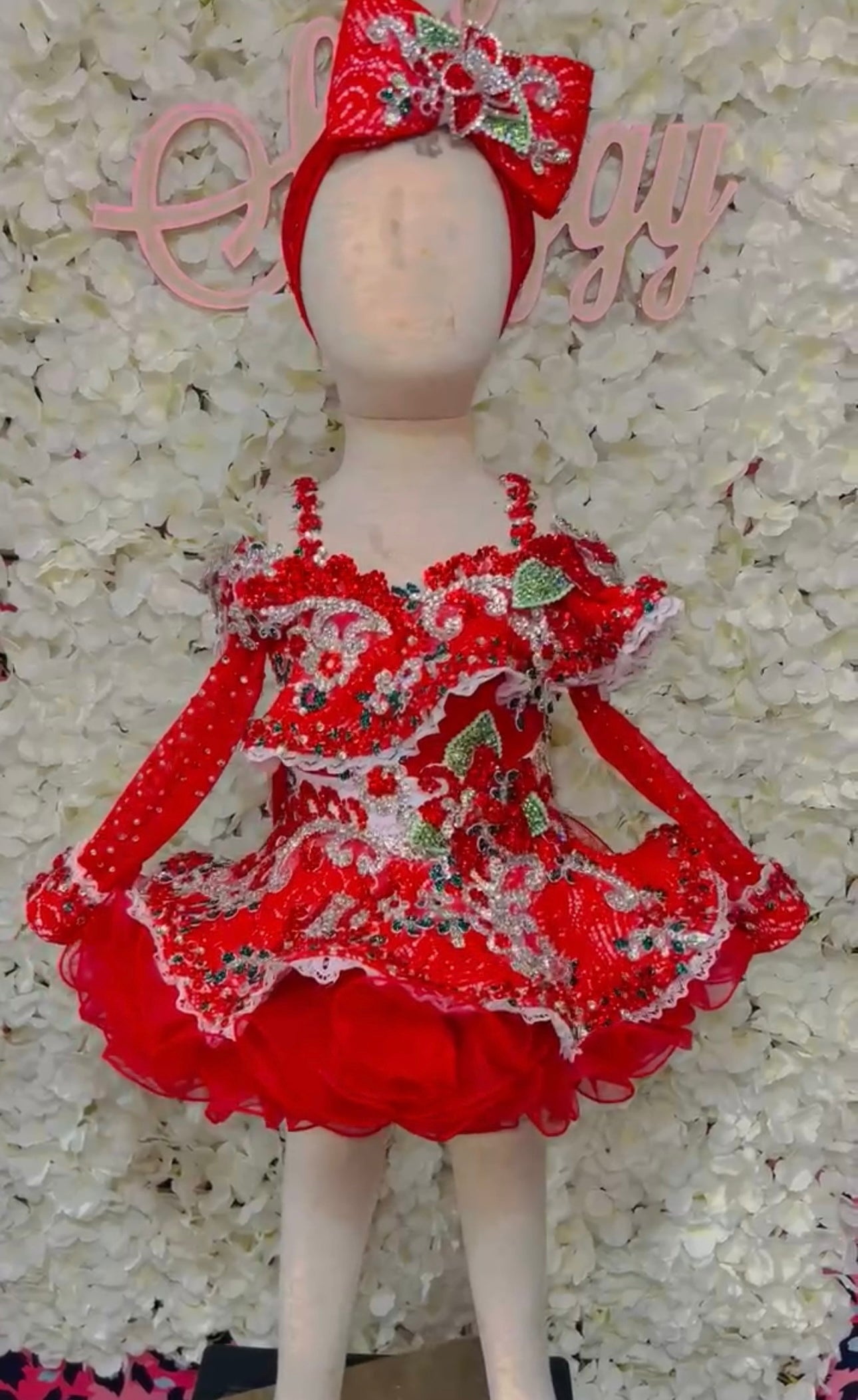 RM- 12/2 Christmas-Inspired  Glitz Dress