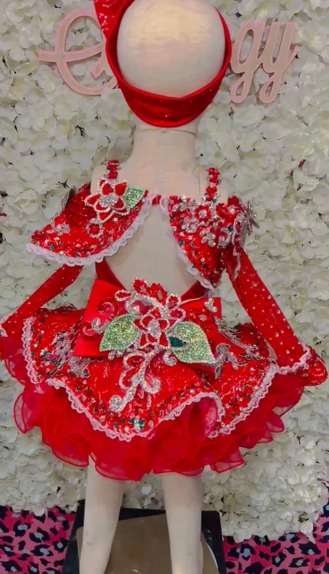 RM- 12/2 Christmas-Inspired  Glitz Dress