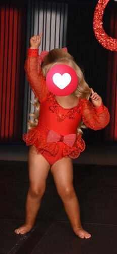 AM- 18/3 Red Glitz Swim